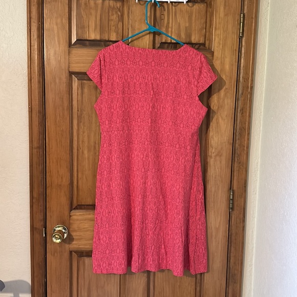 Toad&Co pink dress with pattern XL - Picture 3 of 3